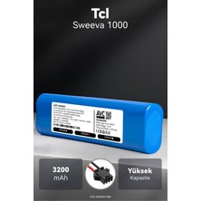 Tcl Sweeva 1000 3200MAH Robot Süpürge Bataryası - Maksimum Ömür, Güvenli Şarj Koruması