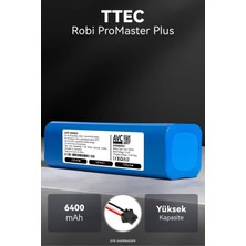 Ttec Robi Promaster Plus 6400MAH Robot Süpürge Bataryası – Çok Katmanlı Koruma Teknolojisi