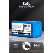 Eufy Robovac G20 2600MAH Robot Süpürge Bataryası - Maksimum Ömür, Güvenli Şarj Koruması