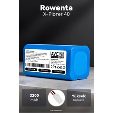 Rowenta X-Plorer 40 3200MAH Robot Süpürge Bataryası – Sertifikalı Güvenlik, Doğru Kapasite