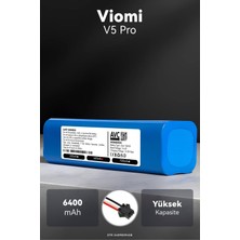 Viomi V5 Pro 6400MAH Robot Süpürge Bataryası – Sertifikalı Güvenlik, Doğru Kapasite
