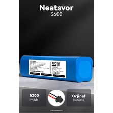 Neatsvor S600 5200MAH Robot Süpürge Bataryası – Sertifikalı Güvenlik, Doğru Kapasite