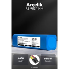 Arçelik Rs 9034 Hm 6400MAH Robot Süpürge Bataryası – Sertifikalı Güvenlik, Doğru Kapasite