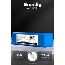 Grundig Vcr 7330 6400MAH Robot Süpürge Bataryası - Maksimum Ömür, Güvenli Şarj Koruması