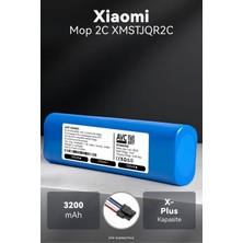 Xiaomi Mi Vacuum Mop 2c 3200MAH Robot Süpürge Bataryası - Maksimum Ömür, Güvenli Şarj Koruması
