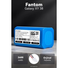 Fantom Galaxy Xy 38 2600MAH Robot Süpürge Bataryası - Maksimum Ömür, Güvenli Şarj Koruması