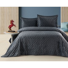Bella Home Zara Kadife Yatak Örtüsü Çift Kişilik