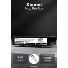 Xiaomi Mi Vacuum Mop Pro 3200MAH Box Robot Süpürge Bataryası - Uzun Ömürlü Hücre, Gelişmiş Güvenlik