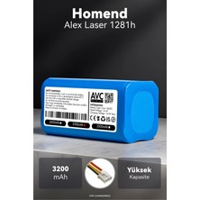 Homend Alex Laser 1281H 3200MAH Robot Süpürge Bataryası – Çok Katmanlı Koruma Teknolojisi