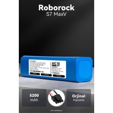 Roborock S7 Maxv 5200MAH Robot Süpürge Bataryası - Uzun Ömürlü Hücre, Gelişmiş Güvenlik
