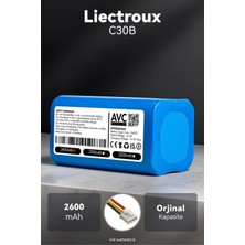 Liectroux C30B 2600MAH Robot Süpürge Bataryası - Uzun Ömürlü Hücre, Gelişmiş Güvenlik