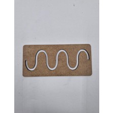 10 Adet Ahşap Temel Simetrik Şekiller NO12 Montessori Çizim Okul Dıy Etkinlik Aktivite Sanat 15 cm