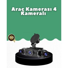 BYZM 1080P 4 Kanallı Araç Kamerası Gps + Wifi + G Sensör Destekli