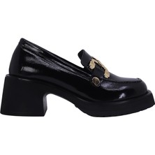Albini 26101012R Rugan Deri Kadın Topuklu Loafer