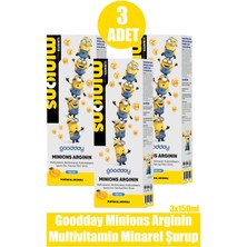 Goodday Minions Arginin Multivitamin Minarel Şurup 150 ml 3 Adet