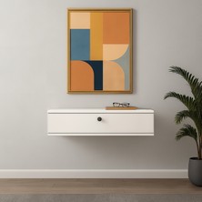 Tasaroma 70 cm Modern Beyaz Dresuar Dekoratif Antre & Salon Mobilya