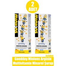 Goodday Minions Arginin Multivitamin Minarel Şurup 150 ml 2 Adet