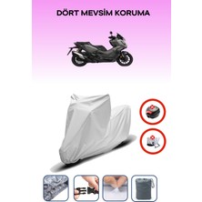 Breen Honda ADV350 Gri Motosiklet Brandası Arka Çanta Uyumsuz