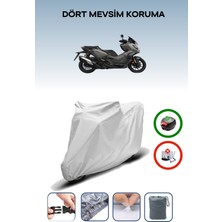 Breen Honda ADV350 Gri Motosiklet Brandası Arka Çanta Uyumlu