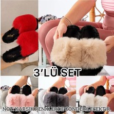 Slipcat 3'lü Paket Terlik Ev Terliği Çeyiz Bohça Seti