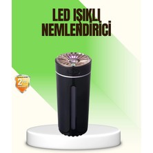 Mutlu Müşteri LED Işıklı Aromaterapi Hava Nemlendirici Ultrasonik Sessiz Nem Ayarı