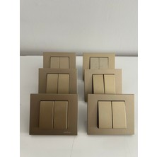 Ovivo Komütatör Çerçeve Dahil 6 Adet Renk Titanyum