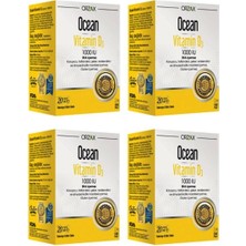 Orzax D3 Vitamini - Ocean Vitamin D3 1000 Iu Sprey 20 ml X4 Adet