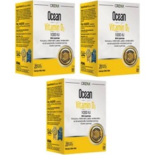 Orzax D Vitamini Desteği - Vitamin D3 1000 Iu Sprey 20 ml X3 Adet