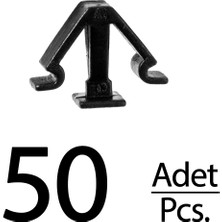 Alpha Auto Part Volkswagen Seat Skoda Için Tavan Döşeme Klips - 50 Adet