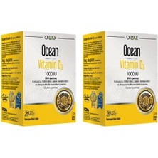 Orzax D3 Vitamini Ocean Vitamin D3 1000 Iu Sprey 20 ml 2 Adet