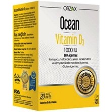 Orzax D Vitamini Desteği - Vitamin D3 1000 Iu Sprey 20 ml