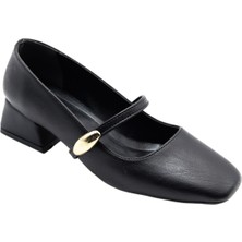 Ayakkabımood 4 cm Kalın Topuklu Kadın Ayakkabı