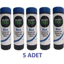 Smartmoo Hayvan Işaretleme Kalemi Mavi 5 Li Raidex Üretim