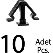 Alpha Auto Part Volkswagen Seat Skoda Için Tavan Döşeme Klips - 10 Adet