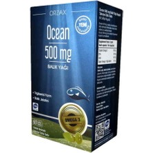 Orzax Omega-3 Balık Yağı 500 Mg 60 Kapsül Saf Balık Yağı Içeren Takviye Edici Gıda
