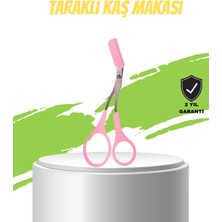 TE Dükkan Taraklı Kaş Düzeltme Makası – Hassas Şekillendirme ve Kolay Kullanım