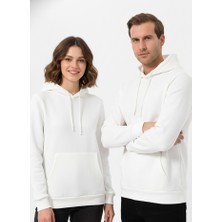 Süvari Oversize Geniş Kesim Pamuklu Yumuşak Dokulu Içi Polarlı Basic Kapüşonlu Sweatshirt