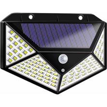 Eco Lounge Solar Hareket Sensörlü Duvar Lambası 100 LED