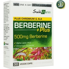 Suda Vitamin Berberine Plus 30 Kapsül 10 Adet