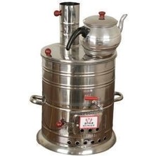 Anka Odunlu 1demlikli 3 Litre Paslanmaz Semaver