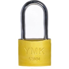 Eco Lounge Ymk Eko Sarı Boyalı Uzun Kancalı Asma Kilit 63MM