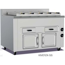 Pimak Yatay Piliç Makinesi 5 Şiş Kömürlü