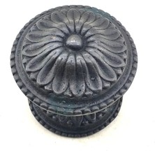 Eco Lounge Antika Tarz Dekoratif Pirinç Papatya Kapı Babası - 73MM, Oksit