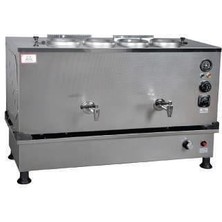 Anka Inoks Pro Kompakt Full Otomatik Çay Makinası Paslanmaz 4 Demlikli 40 Litre Elektrikli Doğalgazlı