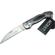 Eco Lounge Crkt Cr 0124 Kamp Çakı 20 cm - Metal Desenli Sap, Kılıflı, Kutulu