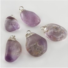 Marsilyan Amatist Doğaltaş Kolye Ucu