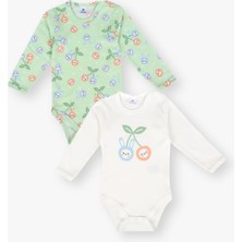 Luggi Baby 2li Uzun Kol Kız Bebek Body 3 Ay - 3 Yaş