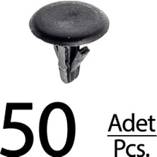 Alpha Auto Part Mazda Için Kaput Uç Lastik Klips - 50 Adet