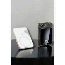 Marsilyan Ios Uyumlu 22.5W Hızlı Şarj Magsafe Powerbank Dijital Göstergeli 10.000 Mah
