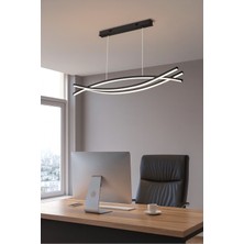 Mikro Aydınlatma Samsung Ledli Modern Dekoratif 3lü Sarkıt Salon Mutfak Ofis Otel Aplik Aydınlatma Siyahkasa Günışığı